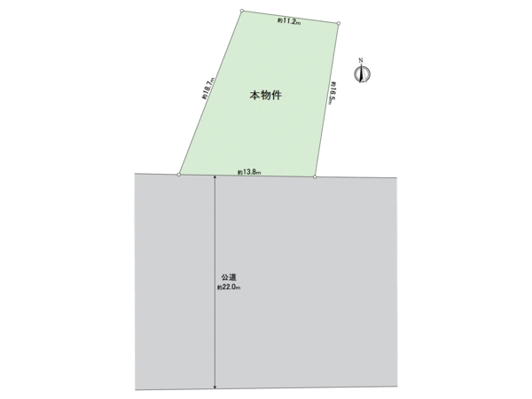 伏見区桃山町本多上野 古家付土地 地形図