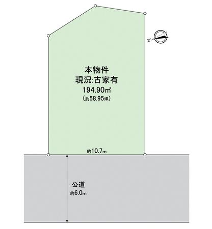 伏見区深草大亀谷大山町 区画図 伏見区深草大亀谷大山町 区画図