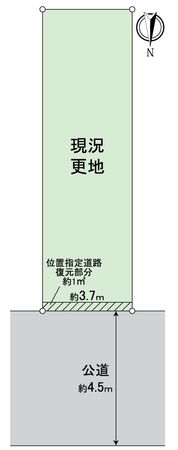 宇治市大久保町平盛 区画図 宇治市大久保町平盛 区画図