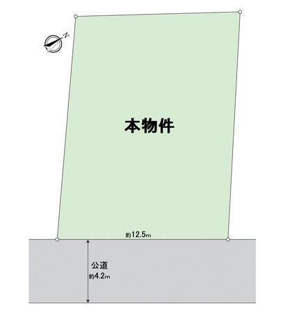 京田辺市大住平谷 土地 区画図 区画図