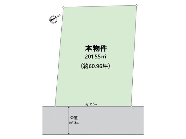 京田辺市大住平谷 土地 区画図 京田辺市大住平谷 土地 区画図