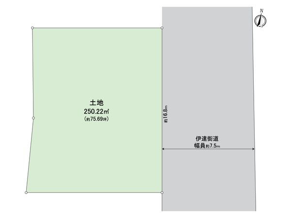 伏見区桃山筑前台町 土地 区画図 区画図