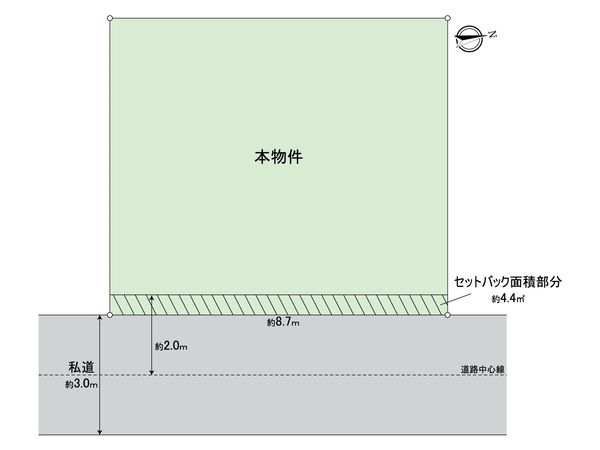 伏見区深草ススハキ町 中古テラスハウス 間取図(平面図)