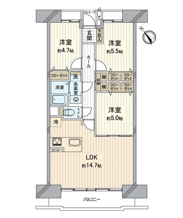 間取図(平面図)