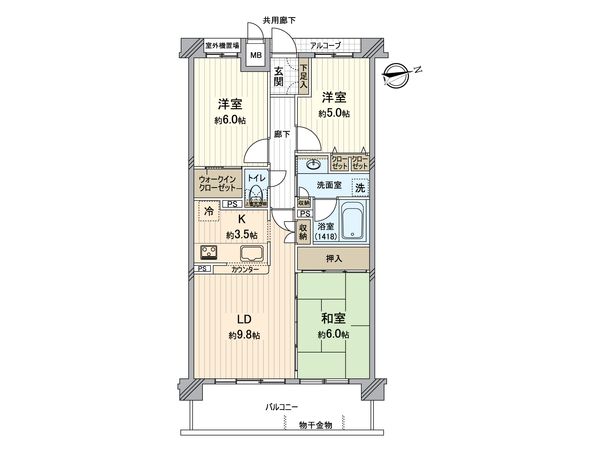 間取図(平面図)