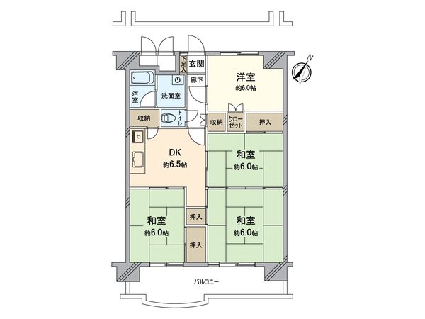 向島ニュータウン第三街区D棟 間取図(平面図) 向島ニュータウン第三街区D棟 間取図(平面図)