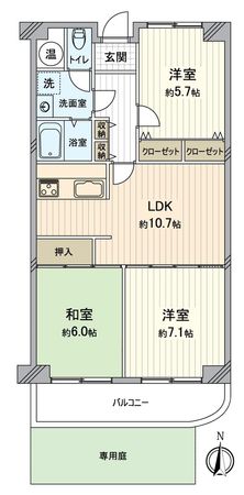 間取図(平面図)
