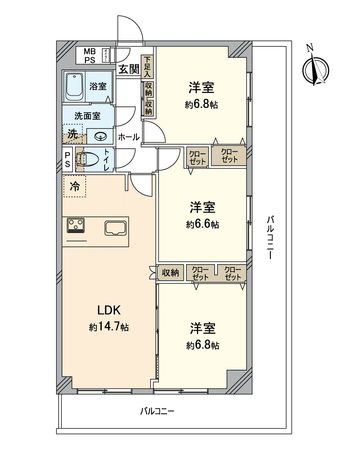 間取図(平面図)