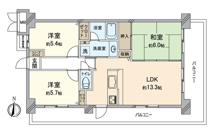 間取図(平面図)