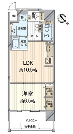 エイジングコート淀城公園 間取図(平面図)