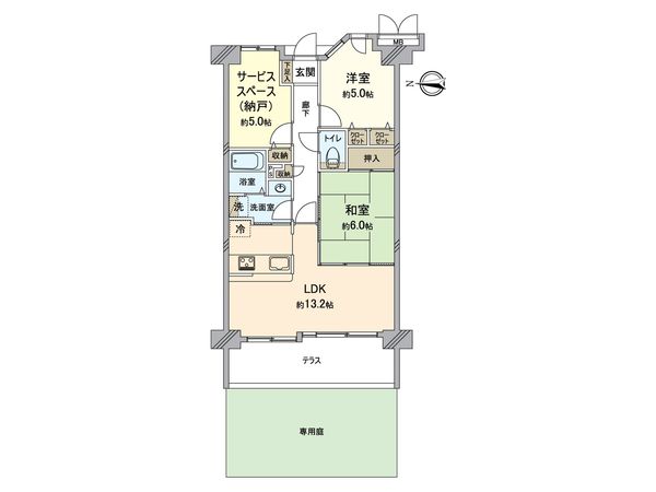 レックス伏見東 間取図(平面図) 間取図(平面図)