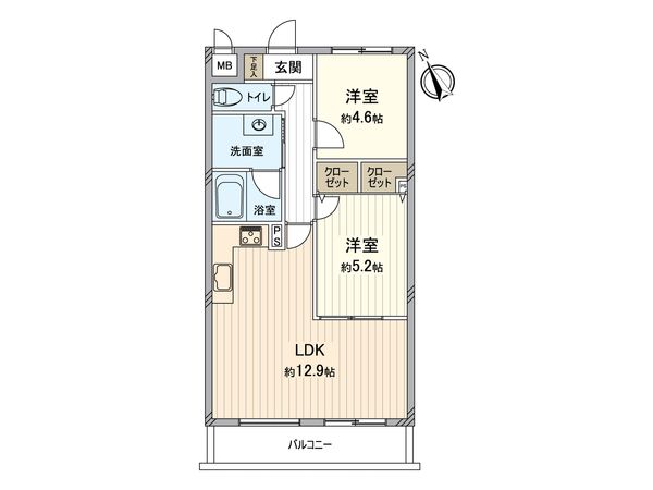 アンビル竹田 間取図(平面図)