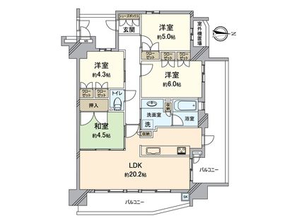 間取図(平面図)