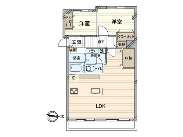 ローズマンション藤ノ森 B棟 間取図(平面図) ローズマンション藤ノ森 B棟 間取図(平面図)