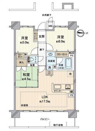 パデシオン伏見駅前 間取図(平面図) パデシオン伏見駅前 間取図(平面図)
