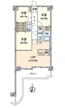 朝日プラザ伏見桂川 間取図(平面図) 朝日プラザ伏見桂川 間取図(平面図)