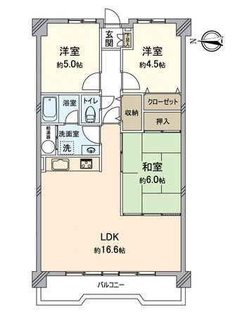 グラン・ドマーレ久津川 間取図(平面図) グラン・ドマーレ久津川 間取図(平面図)