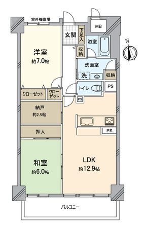 グランドメゾン伏見桃山 間取図(平面図) グランドメゾン伏見桃山 間取図(平面図)