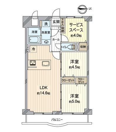 サンパレス鴨川 間取図(平面図) サンパレス鴨川 間取図(平面図)