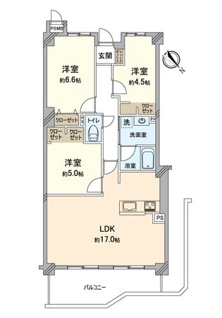 エルシティ桃山筑前 間取図(平面図) エルシティ桃山筑前 間取図(平面図)