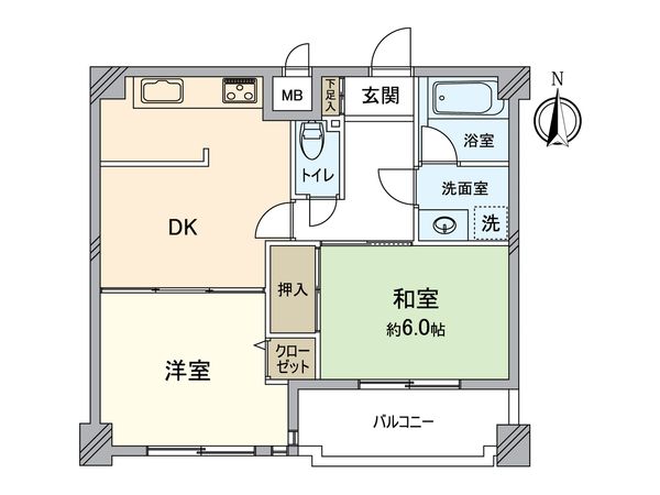 ロイヤル伏見桃山 間取図(平面図) ロイヤル伏見桃山 間取図(平面図)