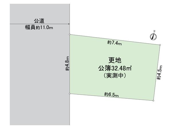 福島区鷺洲4丁目土地 区画図 区画図