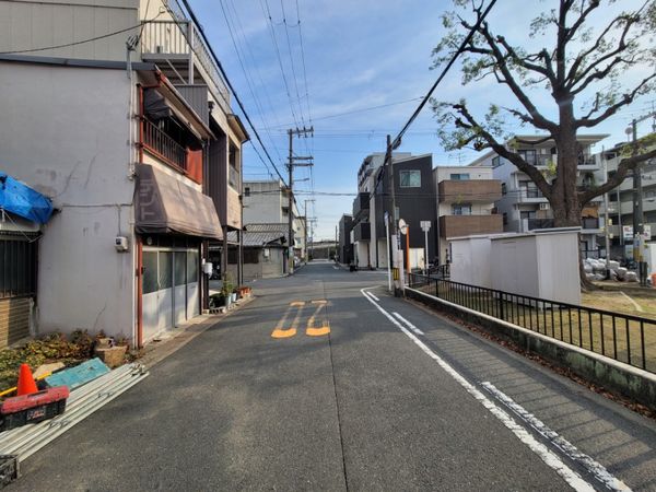 柏里一丁目 土地 前面道路含む外観 柏里一丁目 土地 前面道路含む外観