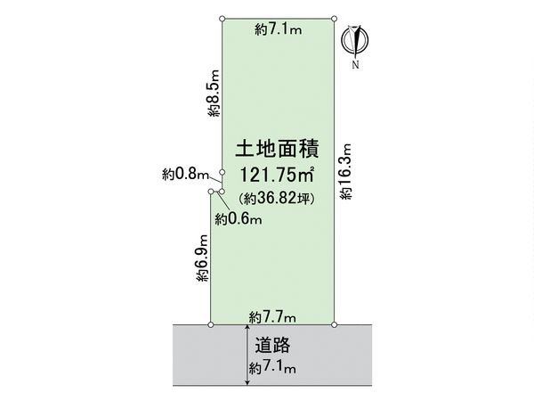 此花区春日出北3丁目 土地 区画図 此花区春日出北3丁目 土地 区画図