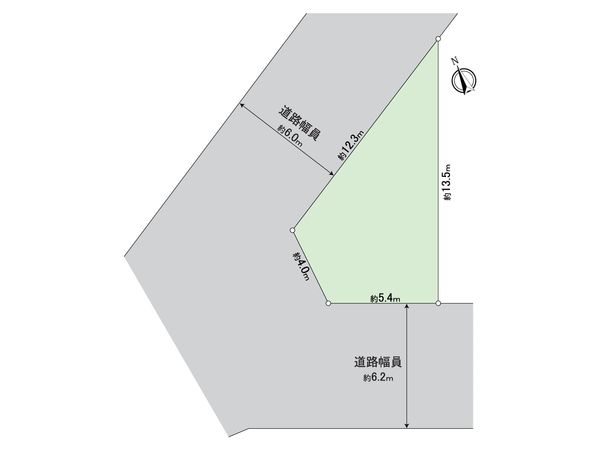 西淀川区野里3丁目建築条件無土地 区画図 区画図