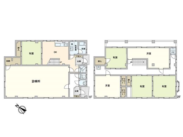西淀川区中島1丁目 戸建 間取図(平面図) 西淀川区中島1丁目 戸建 間取図(平面図)