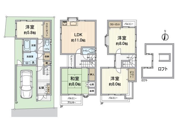 間取図(平面図)