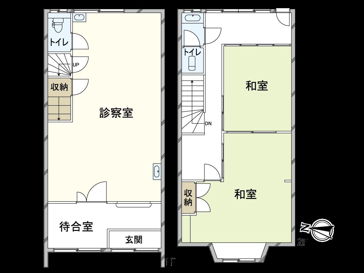 福島区福島5丁目 間取図(平面図) 間取図(平面図)