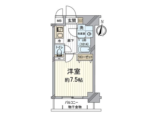 レオンヴァリエ福島野田 間取図(平面図)