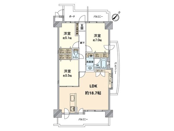 間取図(平面図)
