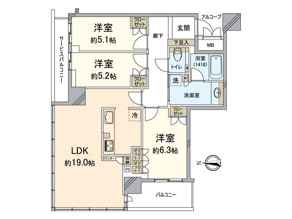 間取図(平面図)