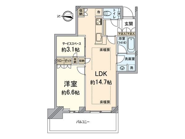 グランドメゾン新梅田タワーTHE CLUB RESIDENCE 間取図(平面図)