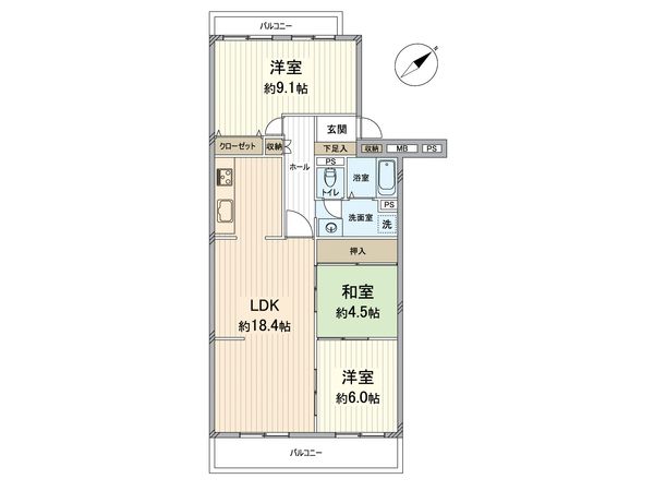 ローレルハイツ新佃公園 間取図(平面図) ローレルハイツ新佃公園 間取図(平面図)