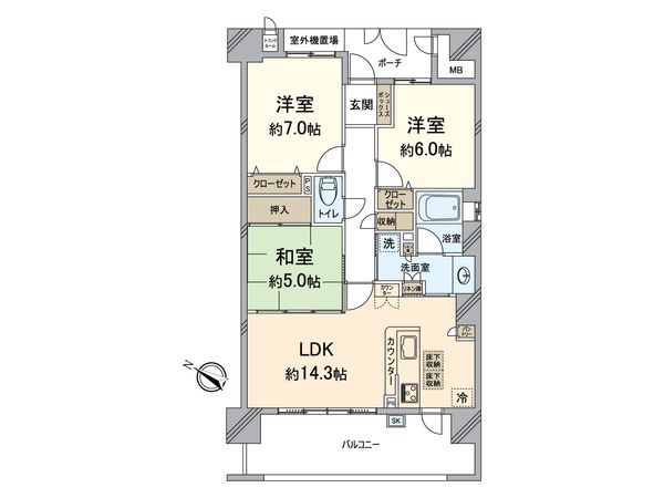 間取図(平面図)