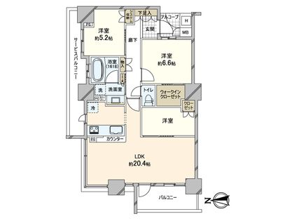 間取図(平面図)