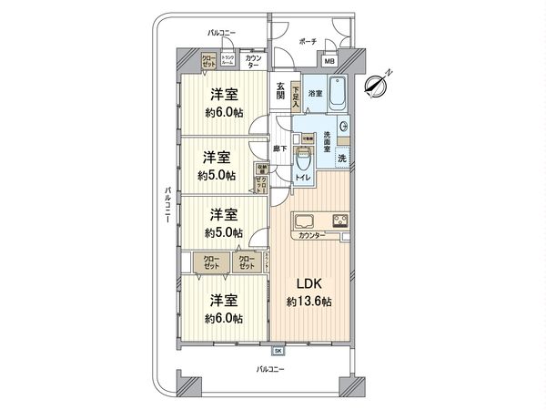 キングマンションシーブリッサ此花 間取図(平面図) キングマンションシーブリッサ此花 間取図(平面図)