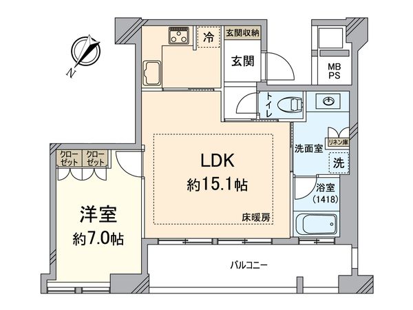 N4.TOWER 間取図(平面図)