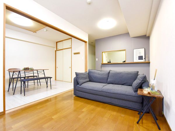 ライオンズマンション新梅田 リビング