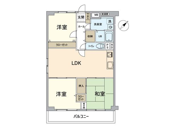 姫里スカイハイツ 間取図(平面図) 姫里スカイハイツ 間取図(平面図)