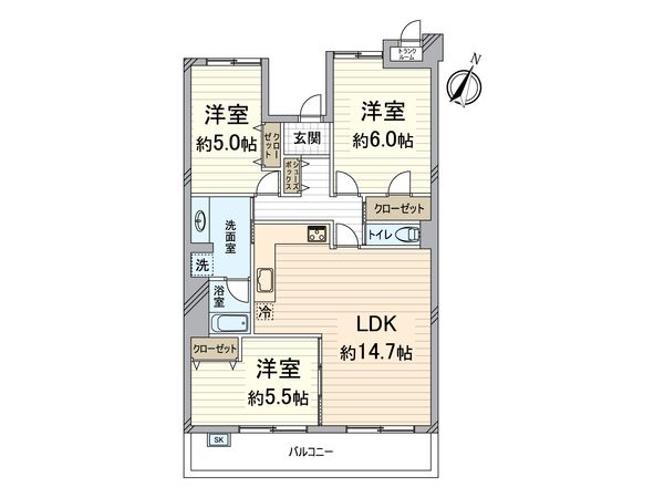 間取図(平面図)