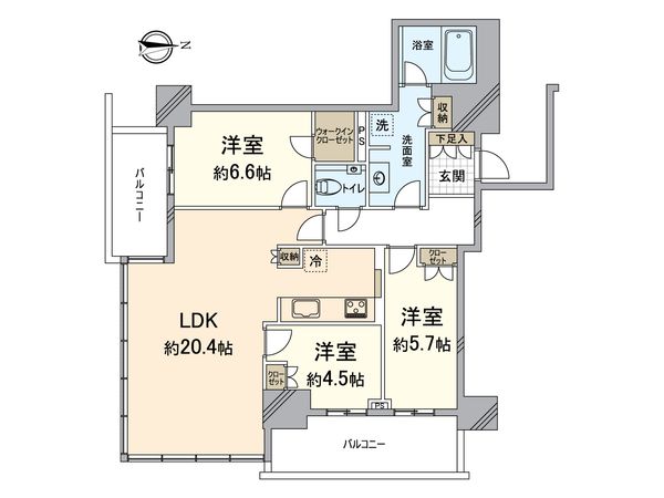 間取図(平面図)