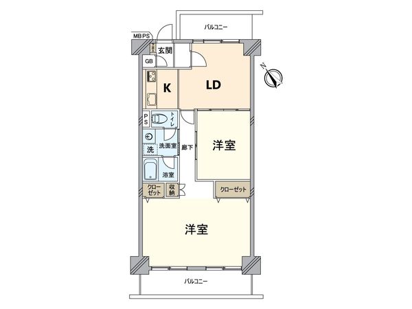 インペリアル堂島 間取図(平面図)