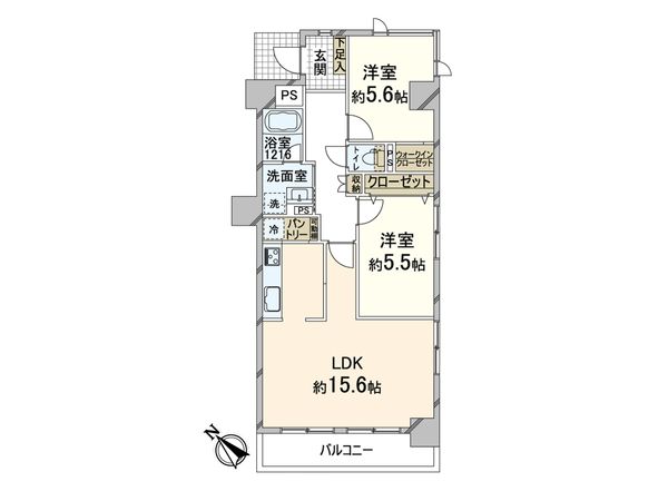 サンフラット歌島リバーサイド 間取図(平面図) 間取図(平面図)