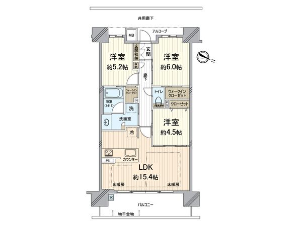 ハルモシティ 間取図(平面図) ハルモシティ 間取図(平面図)
