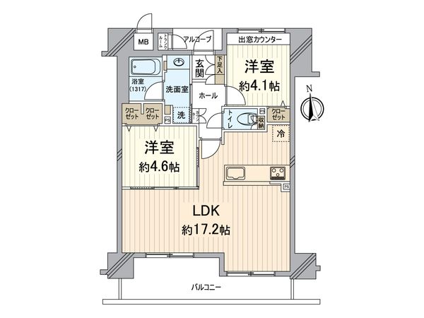 ペルル梅田シティウエスト 間取図(平面図) ペルル梅田シティウエスト 間取図(平面図)