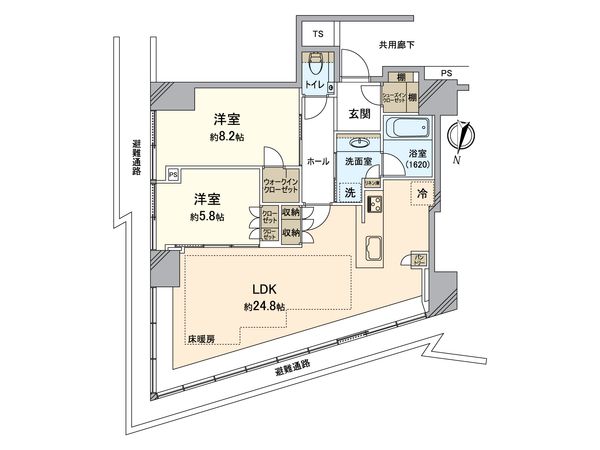 Brillia Tower堂島 間取図(平面図) 間取図(平面図)